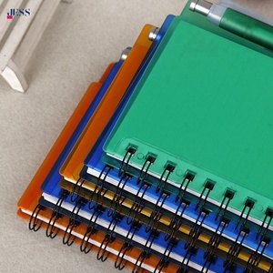 Tùy chỉnh <span class=keywords><strong>A4</strong></span> mini máy tính xách tay với bút xoắn ốc <span class=keywords><strong>PP</strong></span> Bìa xoắn ốc ràng buộc mục khuyến mại - Product Image 3