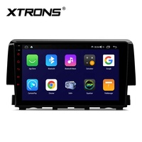 Reproductor Multimedia para Automóvil Android de 9 Pulgadas para Honda Civic 2015-2022, Octa Core, 4+64 GB, Pantalla IPS, EQ, DSP, Interfaz de Usuario Múltiple, CarPlay, CE-XTRONS