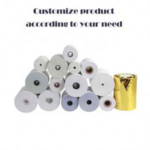 Papier thermique pour caisse enregistreuse, 100% pâte de bois, simple couche, 57 mm, directement de l'usine, pour reçu de caissier, POS, ATM, banque - Product Image 3