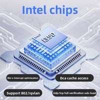 Kartu Jaringan Gigabit PCI Express X1 Empat Port I350 Internal 1G Vision Acquisition NAS Kecepatan Tinggi untuk Desktop Tersedia di Stok