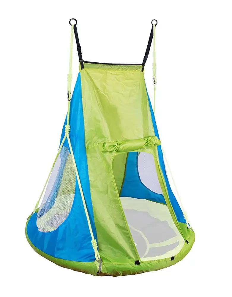 Zoshine Outdoor Hangmat Opknoping Boom Tent Draagbare Vliegende Schotel Boom Schommel Tent Met Klamboe Voor Kinderen