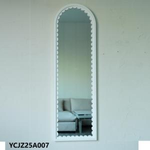 Specchio da pavimento in rovere <span class=keywords><strong>Vintage</strong></span> con struttura in legno ad arco - Product Image 2