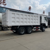 Camion benne HOWO 6x4 10 pneus remis à neuf, robuste, avec déchargement hydraulique, vente directe usine