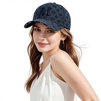 Gorra de Béisbol Deportiva Unisex de 6 Paneles, Estilo Europeo/Americano, Ajustable, con Bordado y Material de PVC, Éxito de Ventas Transfronterizo