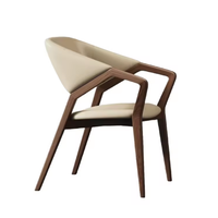 La nouvelle table à manger en bois massif, les chaises de salle à manger et les chaises de bureau conviennent aux salons, aux salles d'étude et aux salles de conférence