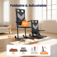 Fauteuil élévateur électrique portable Mateside, dispositif de transfert au sol pliable pour personnes âgées, handicapées, aide à la mobilité des patients, équipement