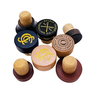 Bouchon en liège anti-déversement élégant et luxueux pour bouteilles de vin 18,5 mm 19 mm 20 mm pour whisky et <span class=keywords><strong>vodka</strong></span> - Product Image 2