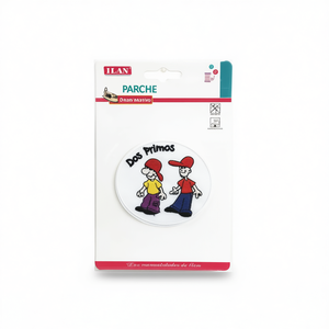 ILAN Patch Termoadesiva 'Dos Primos' 7.9x7.2cm per Abbigliamento - Product Image 2