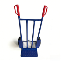 Chariot à main pliable sur mesure, robuste, industriel, OEM, capacité de charge de 150 kg, avec plateforme en acier