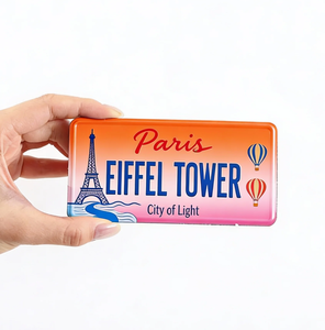 Imanes de Nevera Personalizados de Hojalata con Diseño de Santa Monice, Recuerdos de Viaje con Imanes Potentes, Imanes de Nevera Impresos Personalizados para Uso Doméstico - Product Image 2