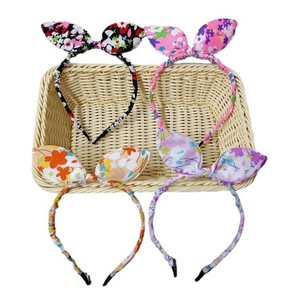 Diadema con orejas de conejo, linda horquilla para el cabello, pinza de tela para el cabello, decoración para uniforme escolar, pinza para el cabello infantil, joyería de un yuan - Product Image 3