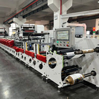 Machine d'impression flexographique pour étiquettes enroulées en ligne, film rétractable, 8 à 10 couleurs, personnalisation, fabricant chinois