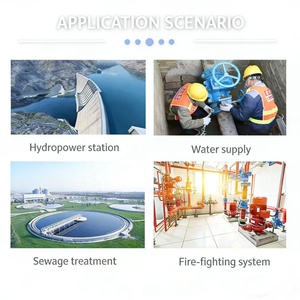 Задвижка с гибким уплотнением DI, задвижка GGG50 с раструбным соединением, с ручным управлением, для подземных ПВХ труб. - Product Image 3