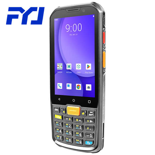 FYJ F9824L Keyboard Version Rugged Handheld Terminal Android 11 2G+16GB IP65 Keyboard PDA Warehouse Mobile Computer