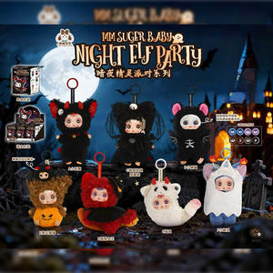 MM Milk Candy Midnight Party Animal-Themed Plush Keychain Blind Box-Glow-in-the-Cute Characters Shiny Night Party <strong>Outfits</strong> ABS - Product Image 2