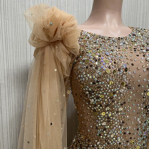 Novance Vestido De Gala Zomer Outfits Vrouwen 2022 Bling Diamond Tulle Sjaal Avondjurken Vrouwen Party Fairy <span class=keywords><strong>Prom</strong></span> Avondjurk - Product Image 3