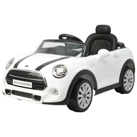 Auto de Empuje con Batería de 12V con Licencia Oficial de BMW MINI Convertible, Hecho de Plástico, Auto Eléctrico con Control Remoto para Niños de 3 a 6 Años