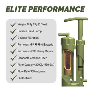 Filtre à eau portable, pour urgence - Product Image 2