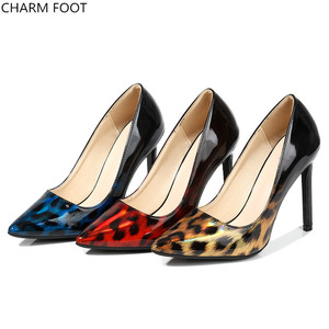Eleganti <span class=keywords><strong>Scarpe</strong></span> da Donna 2020 <span class=keywords><strong>con</strong></span> Punta Chiusa, Stampa Leopardata e <span class=keywords><strong>Tacco</strong></span> a Spillo di Lusso - Product Image 4