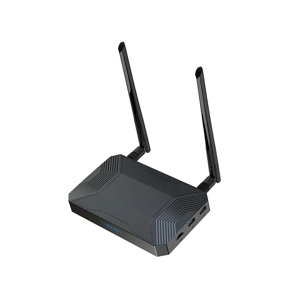 Sản phẩm mới 4G 5G LTE khe cắm thẻ Sim cấp công nghiệp Amlogic Quad Core Android Linux OS kỹ thuật số biển Media Player TV Box