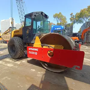 Hot Deals High Quality Used Dynapac CA301D Road Roller Secondhand Vibratory Soil Compactors Single Drum Rollers Fast Shipping