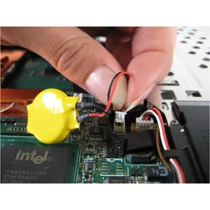 Pile bouton au lithium <span class=keywords><strong>rechargeable</strong></span> CR2032 3V à succès pour ordinateur portable, batterie CMOS CR2032 au lithium pour pH-mètre avec fils - Product Image 5