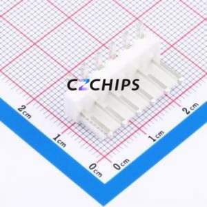 HC-VH-6AW-TW Wire-to-Board Pin Header Bent Lead Through Hole,P=3.96mm Connector 1x6P 3.96mm Right Angle Insert VH - Product Image 1