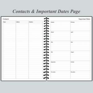 สมุดโน้ตปกแข็งมีสายรัดสมุดแพลนเนอร์ประจำวันสำหรับ2025ออกแบบได้ตามที่ต้องการ - Product Image 6