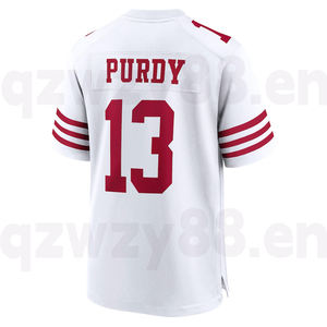 2024年サンフランシスコ・フォーティナイナーズ メンズチームユニフォーム アメリカンフットボールジャージ 新品 プラスサイズ 通気性のあるシャツ 刺繍ロゴ入り - Product Image 3