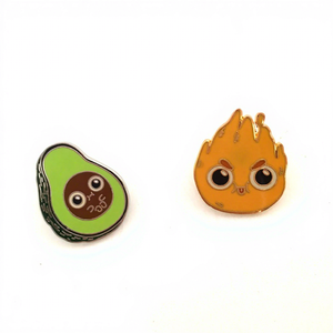 Nuevo Diseño, Pin de Solapa de Metal Personalizado con Personaje de <span class=keywords><strong>Aguacate</strong></span> Colorido y Semilla, Insignia de Esmalte Suave - Product Image 2