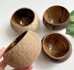 Nhà Máy bán hàng trực tiếp dừa tự nhiên Vỏ bát nến và hương liệu cho nhà hàng khách sạn đám cưới Bộ đồ ăn bán buôn - Product Image 6