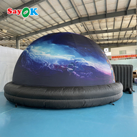 Planetario Inflable Portátil Personalizado con Entrada para Silla de Ruedas para Escuelas