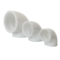 Sambungan Cepat Hot Melt Socket Elbow PP FRPP Sistem Perpipaan Plastik Tahan Lama Fitting Pipa Air Plastik untuk Penggunaan Rumah dan Industri