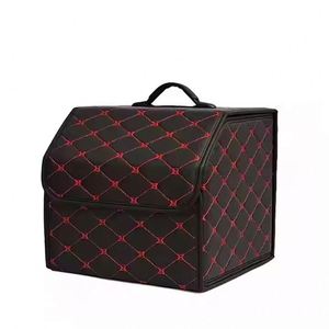 Organisateur de coffre de voiture en cuir PU, boîte de rangement pliable pour une gestion pratique du véhicule - Product Image 2
