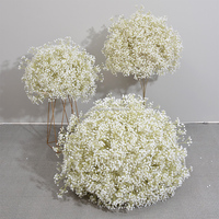 EG-FB-WH16 Witte Kunstbloemenbol Decoratieve Bloembol voor Kerkbruiloft Ornament Fotografische Achtergrond Feest Evenement