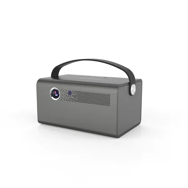 New Arrival Wupro/OEM Mini DLP Portable 4k Projectors With Stand 600 ANSI Lumens Android 9.0 Os Hologram Projector