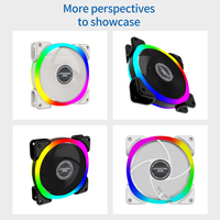 Ventilateur de refroidissement RGB Lovingcool 120 mm 6 broches, dissipateur thermique haute performance OEM pour boîtier d'ordinateur, refroidisseur de processeur pour PC de jeu, ventilateur de bureau 5V