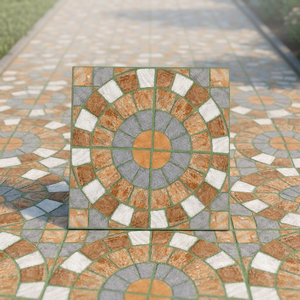Dalles de parking en porcelaine gaufrée rustique 16x16 pouces 9mm, qualité export, antidérapantes, revêtement de sol numérique extérieur - Product Image 6