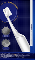Brosse à dents électrique sonique blanchissante de luxe Lula pour adultes, poils souples, 5 secondes de temps de nettoyage, charge USB Type-C, étanche IPX7