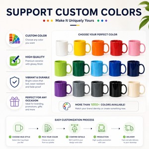 Tazas de Café de Cerámica Personalizadas de 11 oz, Regalo Promocional para Eventos Empresariales, Fiestas, Bodas, <span class=keywords><strong>Taza</strong></span> de Cerámica de 11 oz - Product Image 5
