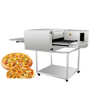 High performance electric conveyor pizza oven Pizza oven with chain conveyor conveyor belt pizza baking oven for sale