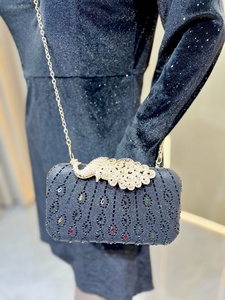 Bolsos de Noche Vintage para Mujer, Carteras de Sobre, Bolsos Cruzados con Cadena para Dama, Bolsos de Hombro, Bolsos Tote con Pedrerí<span class=keywords><strong>a</strong></span> - Product Image 6