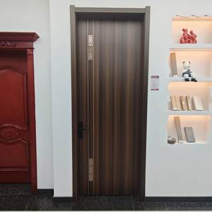 Porta Interna Moderna de Madeira Maciça com Acabamento Impermeável para Quarto, Banheiro, Sala de Estar e Casa - Product Image 5
