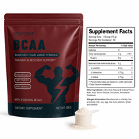 Usine GMP, vente en gros, emballage personnalisé, supplément d'acides aminés pour les culturistes, récupération après l'exercice, poudre de BCAA