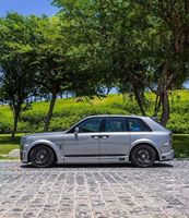 Nouveau kit carrosserie large en fibre de carbone sèche style UB pour Rolls-Royce Cullinan – Amélioration extérieure : Lame avant, capot, ailes, spoiler