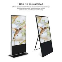 Écrans d'affichage publicitaire Android d'intérieur de 55 pouces, montage mural, affiche numérique, lecteur vidéo en boucle pour magasin de détail et ascenseur