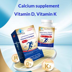 Mulheal Erwachsenen-Kalzium <span class=keywords><strong>Vitamin</strong></span> D & K Softgel 60 Stück für Verbesserte Knochendichte OEM ODM 24 Monate Haltbarkeit - Product Image 1