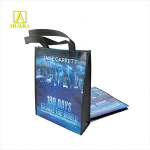 Bolsa de Compras Reutilizable Ecológica con Logotipo Personalizado, Precio al por Mayor, Bolsa de Tela No Tejida Reciclable con Impresión Completa - Product Image 3