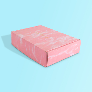 Caja de Embalaje de Cartón Corrugado <span class=keywords><strong>Rosa</strong></span> Personalizada, Resistente, Degradable y Reciclable para Cosméticos, Ideal para Envíos Express - Product Image 5