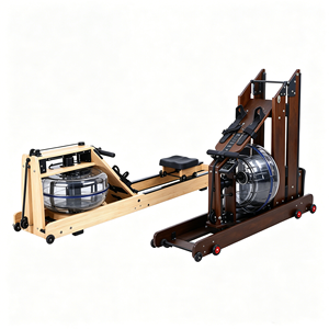 <span class=keywords><strong>Rameur</strong></span> à eau de luxe pliable en bois massif avec logo personnalisé, double piste, résistant à l'eau, pour le fitness - Product Image 3